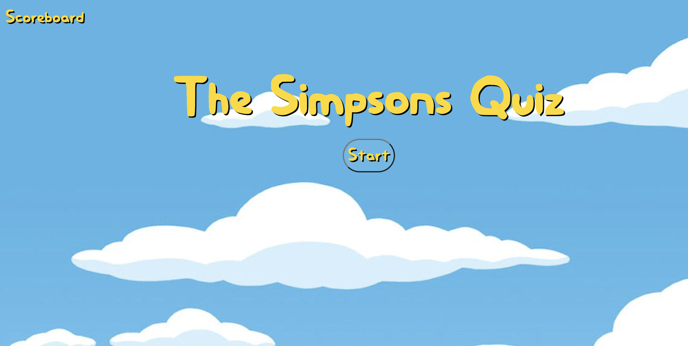 Simpsons Quiz screenshot